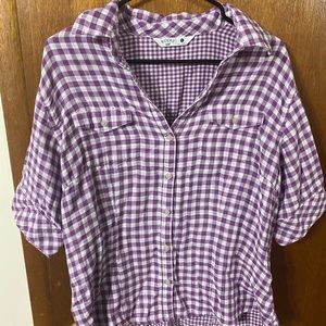Plaid shirt shirt sleeve